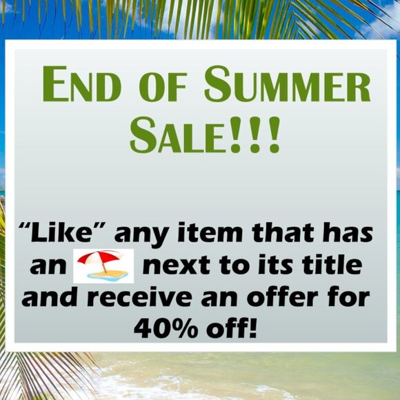 End of Summer Sale!!! - Picture 1 of 3